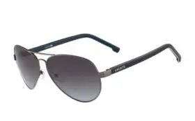 62-13-140 Lacoste L163s New 035 Grey Authentic Sunglasses Lenses Only Not Frame