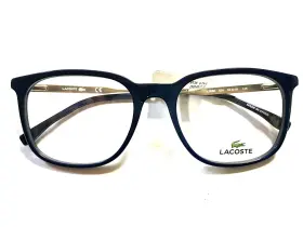 54-19-145 Lacoste L2880-424 Eyeglasses Frames L2880 424 Blue Silver Square Full Rim