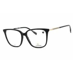L2940-001 Lacoste Womens Eyeglasses Black Square Full Rim Acetate Frame L2940 001