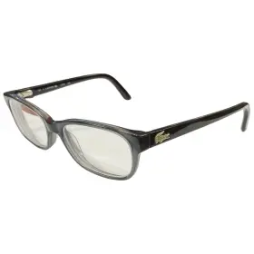 L3606 Lacoste Eyeglass Frame Glasses 130 035 Gray Alligator Stem Full Rim
