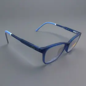 L3648 Lacoste Kids Glow In The Dark 424 Matte Blue Lumi Eyeglasses 48/15/140