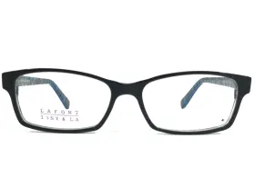 53-15-145 Lafont Issy & La Laser-212 And Eyeglasses Frames Laser 212 Matte Black Blue Full Rim