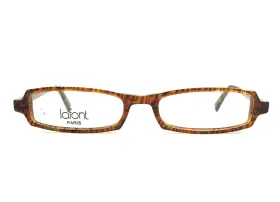 51-16-145 Lafont Octet-517 Jean Eyeglasses Frames Octet 517 Brown Tiger Stripes Rectangle