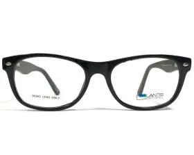 52-17-145 Lantis L6018-blk Eyeglasses Frames L6018 Blk Black Rectangular Full Rim