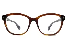 Lanvin Vln716 Col.6hny Eyeglasses Frames Purple Tortoise Cat Eye 52-17-140
