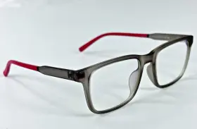 47-17-127 Latitude C32-p30 Tr5105 Gray/red Full Rim Eyeglasses Frames Only