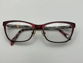 550514015 Laura Ashley Caroline Dark Burgundy Eyeglass Frame 53 17 135