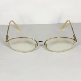 I1518 Laura Ashley Eyeglass Frames Only Miriam Semi-rimless Half Frame Gold Topaz