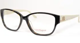 Lbm041 Laura Biagiotti Txls Dark Tortoise /beige Unique Eyeglasses 54-15-135mm