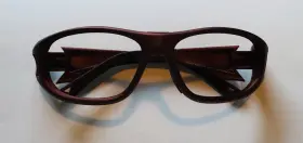 Og-z87-2 Leader Og240s Burgundy 135 3183 Safety Eyeglass Frame And Eyewear Case