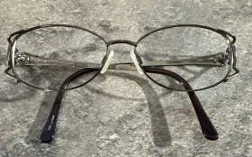 Wm0004 Legacy Brown Round Metal Full Rim Eyeglasses Frames 53-13-135-24mm G4
