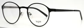 48-20-140 Legre Le5125 H33 Matte Black Womens Round Full Rim Eyeglasses B 42