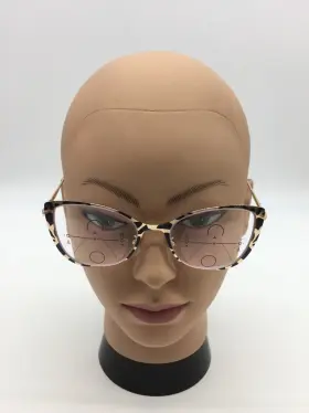 52-19-141 Lensmart 95547 Eyeglasses Optical Frame Gold/black