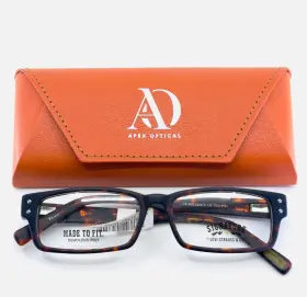 52-15-140 Levi Strauss Ls1009 New Signature Tor Brown Rectangle Eyeglasses B 29