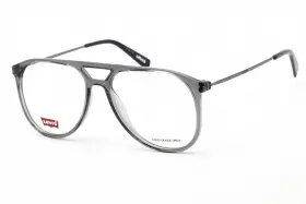 Levis 716736256559 Lv 1000 09v Eyeglasses Gray Blue Frame 55mm