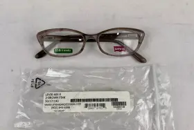 50-17-140 Levis Ls605e-3 Eyeglasses Frames Womens Cat Eye Brown Pink