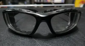 59-19-130 Liberty Sport Eyeglasses Trailblazer Black Blue Wrap Frames Only