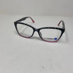 55-16-140 Lido West 225q Eyewear Craft Black Pink Tort Flex Hinge Eyeglasses