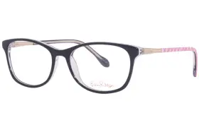 Lilly Pulitzer 715317077279 Landry Nv Eyeglasses Womens Navy Full Rim Oval Shape 50mm