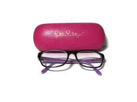52-16-135 Lilly Pulitzer 715317985604 Frames Eyeglasses Alexi Eggplant Purple Women Case