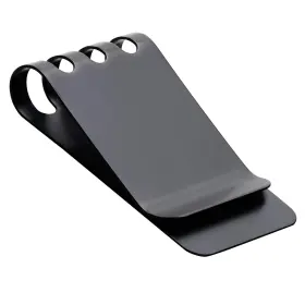 Lindenle 884711065233 Money Clip Spring Steel Cash Clips 2.42 1.38 0.49 Inches Black