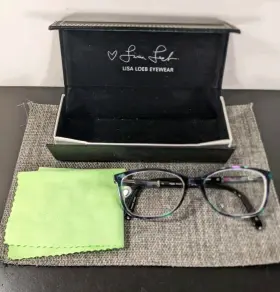 52-15-140 Lisa Loeb R1009 Eyewear Ocean Eyeglass And Case Rafaella