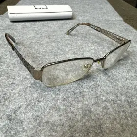 L366 Liz Claiborne 01m1 New York Women Glasses Frame Only Half Rim 52 16-130mm