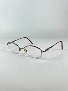 49-17-130 Liz Claiborne L249-dt3 L249 Dt3 Womens Eyeglasses Frame Brown Half Rim Mm