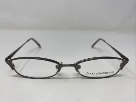 49-15-130 Liz Claiborne L259 Cv6 Silver/violet Full Rim Eyeglasses Frame Ls86