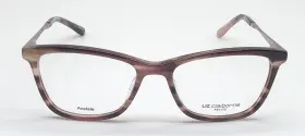 L463 Liz Claiborne Ht8 Multicolored Square Frame Only Eyeglasses