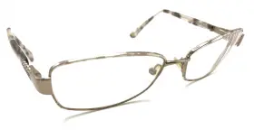 L610-oct7 Liz Claiborne L610 Oct7 Silver Black Rectangle Sunglasses Frames 55-16 135 Women
