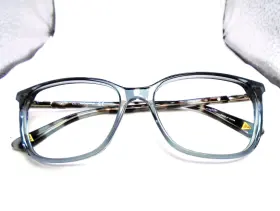 52-16-135 Liz Claiborne L657-e1n L657 E1n Blue Havana Womens Cateye Eyeglasses Frames