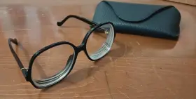 Lw500311 Loewe Oversized Black Eyeglasses Frame Only 001 58 16 140 Used Cond