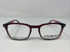 47-19-140 Lone Star Collection Au206 Wine Fade Full Rim Eyeglasses Frame Nn53
