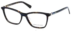 Lo2685 Longchamp 886895524186 281 54mm Womens Eyeglass Frame Marble Blue Havana Nwt