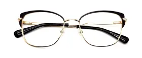 53-18-140 Longchamp Lo2108 602 Black Gold Authentic Designer Eyeglasses Frames