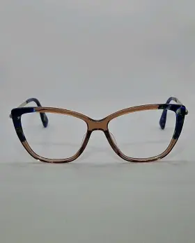 Lo26402725414140 Longchamp Eyeglasses Frames Lo2640 272 54-14-140 Blue Brown Clear No Lenses