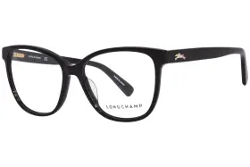 Lo2687 Longchamp 001 Eyeglasses Frame Womens Black Full Rim Cat Eye 53mm
