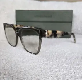 Lo2745 Longchamp Transparent Olive And Tortoise Shell Eyeglass Frames With Case-54mm
