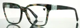 53-15-140 Longchamp Lo2754 306 Textured Green Womens Square Full Rim Eyeglasses