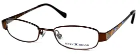48-17-130 Lucky Brand 751286214888 New Kids Eyeglasses Frame W Soft Case - Summer / Brown