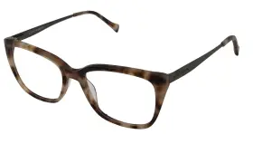 D206 Lucky Brand Mens Pink Tortoise Soft Square Plastic Eyeglass Frame D206. 52mm