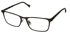 D308 Lucky Brand Mens Ophthalmic Eyeglass Rectangle Grey Metal D308. 54mm
