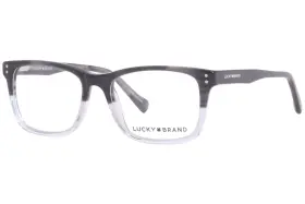 D724 Lucky Brand Eyeglasses Frame Youth Girls Grey/blue Full Rim 48mm