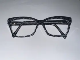 55-14-140 Lucky Brand Vlbd236 Eyeglasses Frames Only Plastic Denim Print