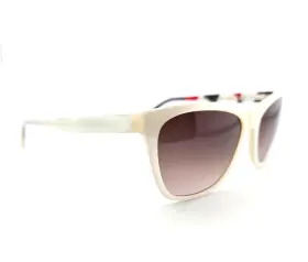 Lulu Guinness L137 Bon White Women New Authentic Full Rim Sunglasses 54-17-135