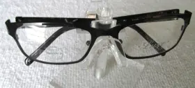 54-20-135 Luxe Eyewear Wl348 New Eyeglasses 001 Black With Swarovski Crystals 124
