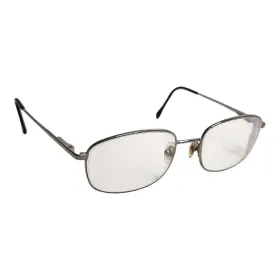Lu1303 Luxottica F203 54/19/140 Eyeglasses Frames Only Silver Metal Full Rim