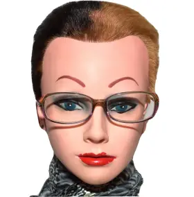Lu4311 Luxottica C160 Pink With Gold Metal Temples Womens Eyeglasses Frame