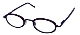 Mackie 659962495661 Bob Mens Red Oval Metal Reading Glass Frame. Bm 853. 46mm. 2.5x